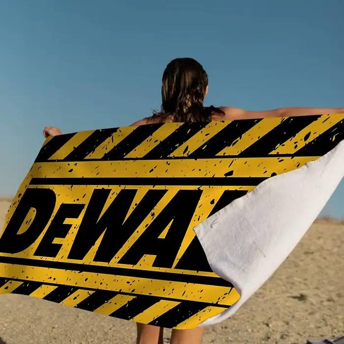 Serviette de bain D-DEWALT en microfibre