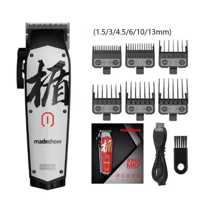 Tondeuses à cheveux Madeshow M10+ pour hommes, tondeuse sans fil pour barbiers, machine à couper les cheveux, tondeuses de barbier