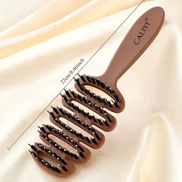 Brosse à cheveux CALIYI en poils de sanglier