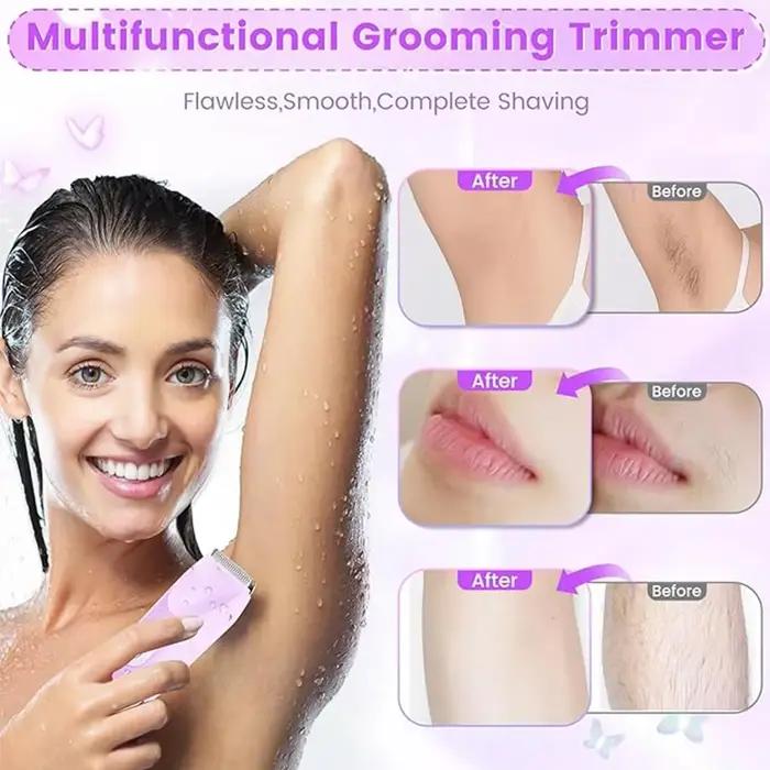 Rasoir électrique pour femme à double tête