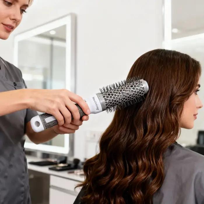 Brosse à cheveux ionique en céramique