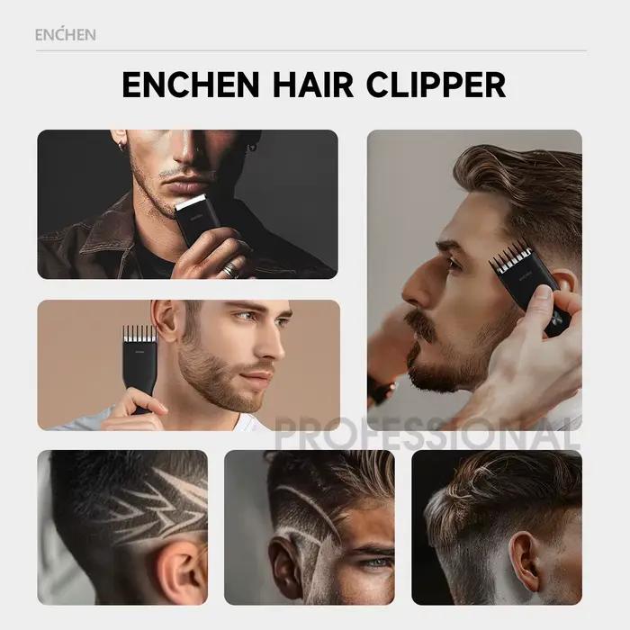 ENCHEN Boost-Tondeuse à Cheveux Électrique Professionnelle Sans Fil