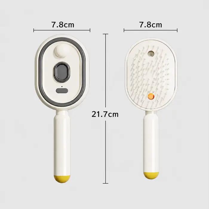 Brosse à cheveux électrique pulvérisatrice et massante
