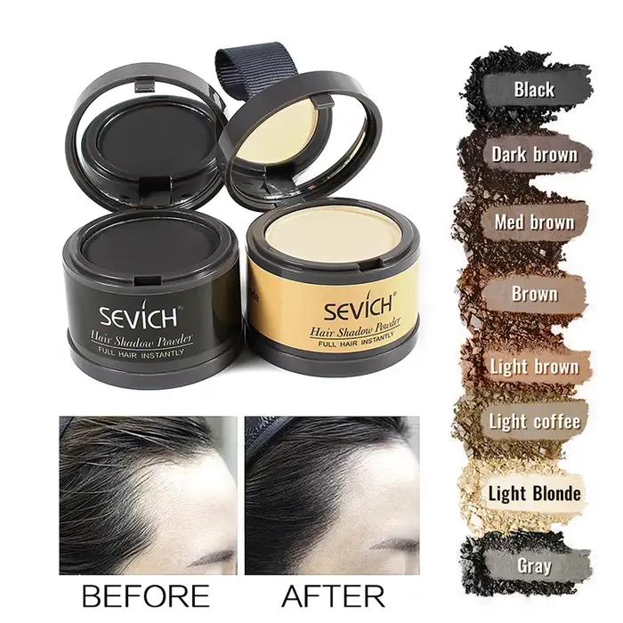 Sevich 8 couleurs cheveux moelleux poudre délié ombre