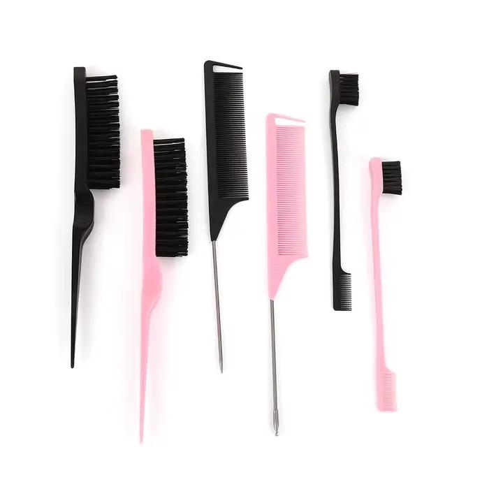 Brosse à cheveux à poils pour coiffures slick back