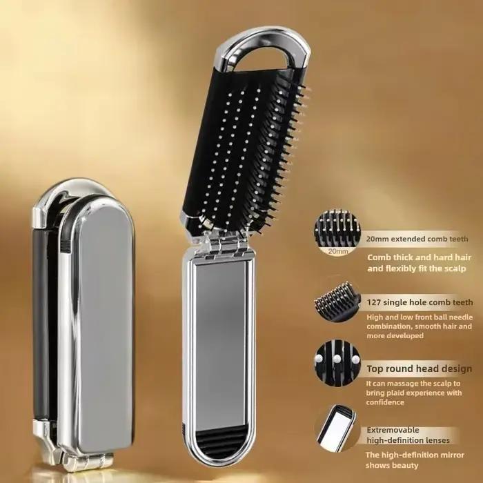 Peigne à cheveux pliable