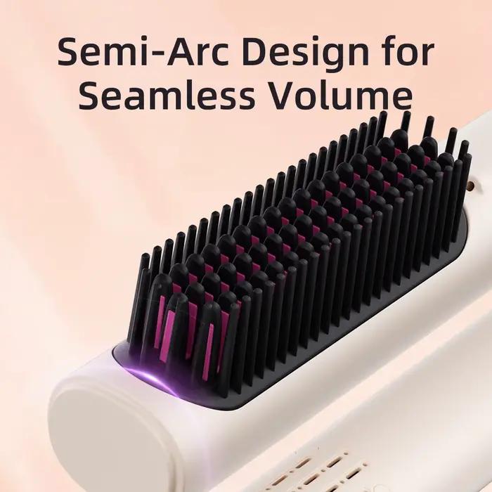 Brosse lissante chauffante électrique multifonction pour cheveux bouclés et raides