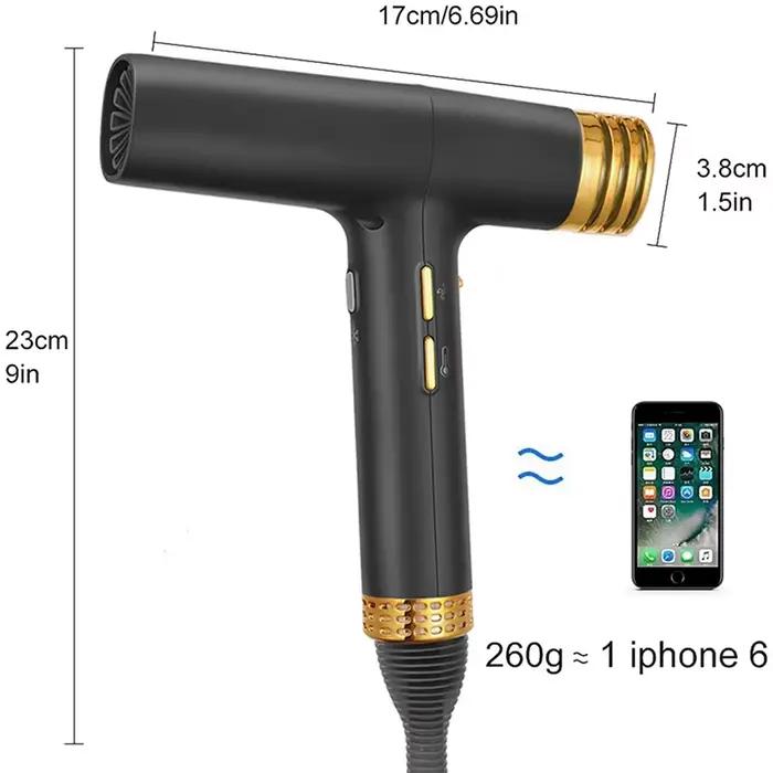 Sèche-cheveux 11 000 tr/min avec basses