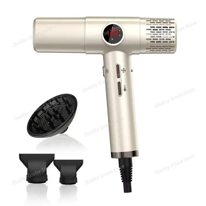 Sèche-cheveux haute vitesse 1800 W avec écran LCD