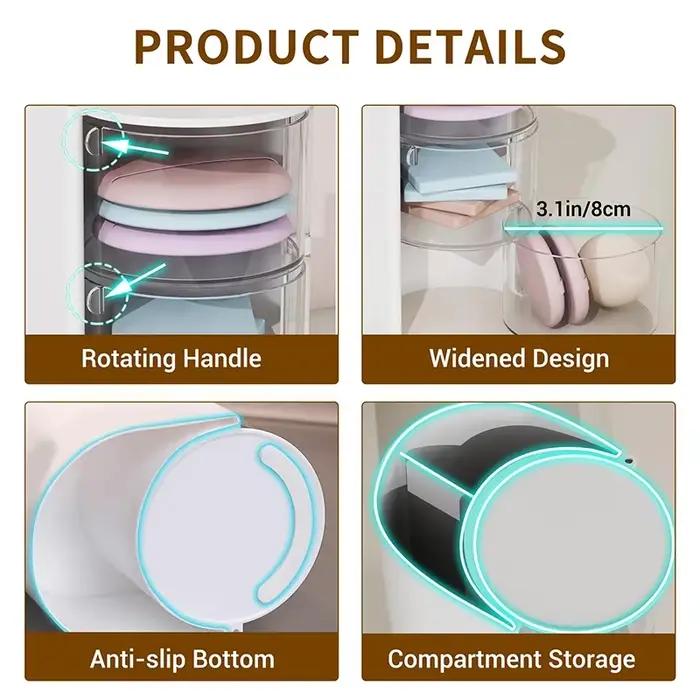Porte-brosse, organisateur d'accessoires pour cheveux