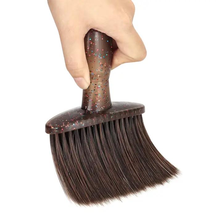 Brosse à dépoussiérer le cou de barbier aux couleurs pastel