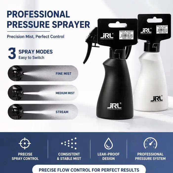 Bouteille de pulvérisation à brume continue JRL pour cheveux, pulvérisateur d'eau ultra fin pour barbier, styliste, outil de coiffure de salon, anti-fuite
