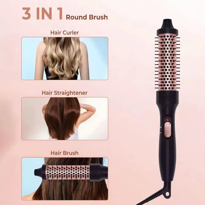 Brosse à fer à friser chauffante PTC