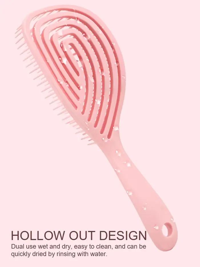 Brosse à cheveux creuse – Peigne de Massage du cuir chevelu à séchage rapide