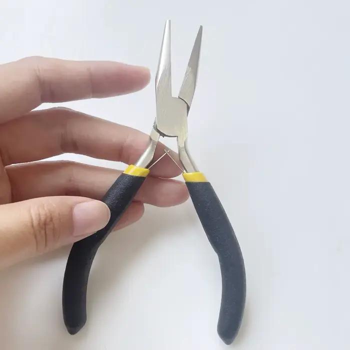 Pince professionnelle d'extension de cheveux en acier à haute teneur en carbone