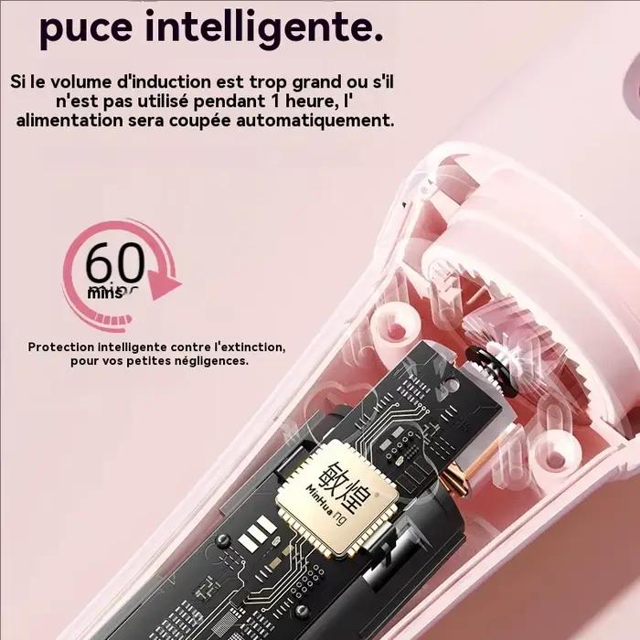 Fer à friser les cheveux 32mm bigoudi baguette professionnelle pinces bouclées en céramique électrique Salon outil de coiffure petit fer à sertir