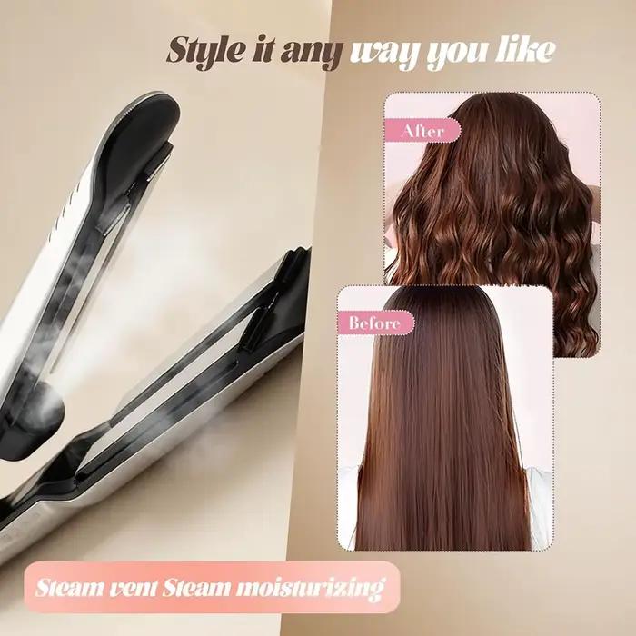 Lisseur à vapeur 2 en 1