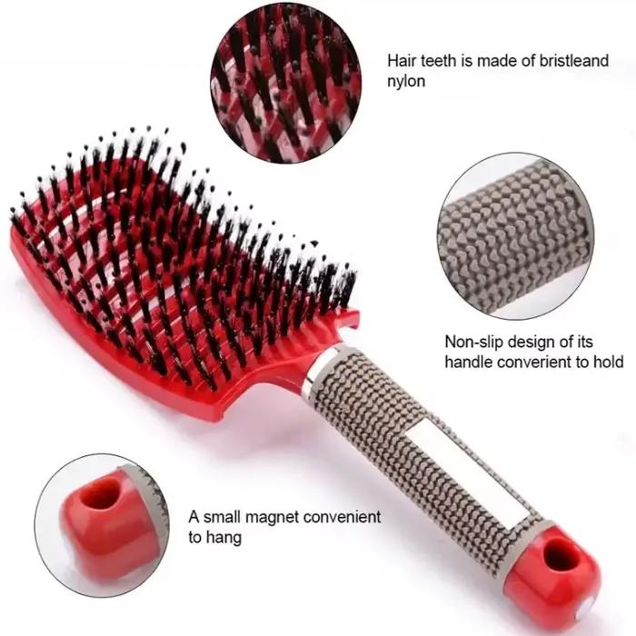 Brosse à cheveux exfoliante
