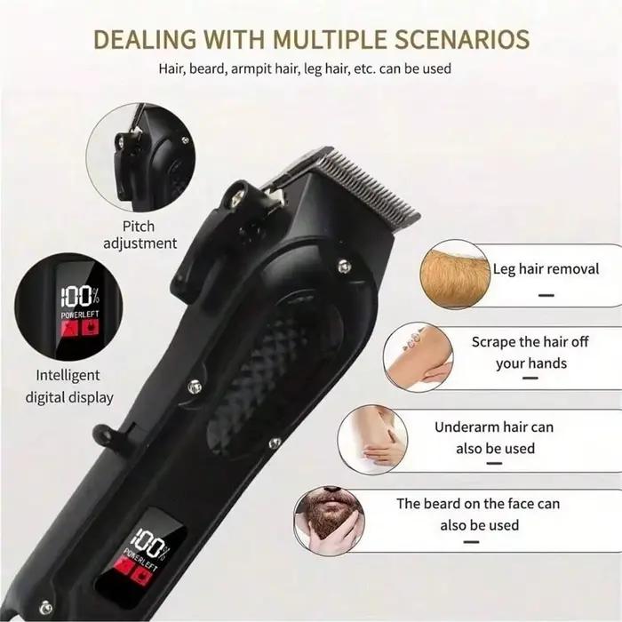 Tondeuse à cheveux et à barbe professionnelle sans fil