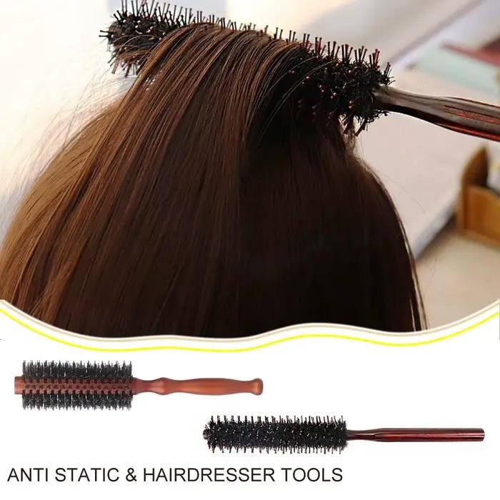 Brosse à cheveux en poils de sanglier