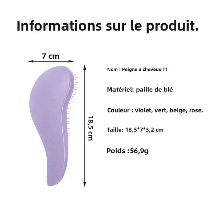 Brosse à cheveux démêlante magique