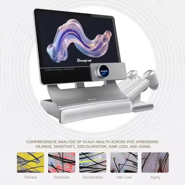 Analyseur de cuir chevelu intelligent T5 AI