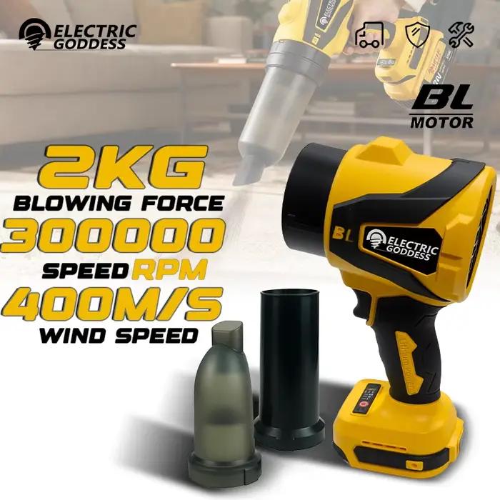 Sèche-cheveux électrique déesse sans balais, 3000w, haute puissance, puissant, portable, dépoussiérage et neige, ventilateur Turbo feuille
