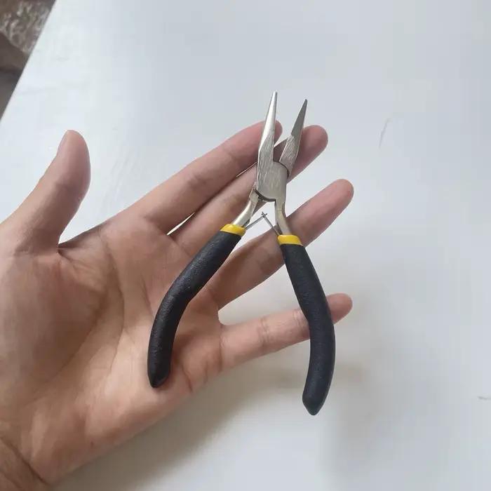 Pince professionnelle d'extension de cheveux en acier à haute teneur en carbone