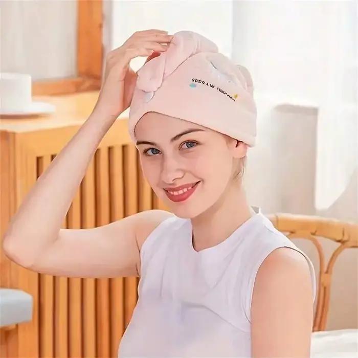 Bonnet de séchage de cheveux de Style brodé