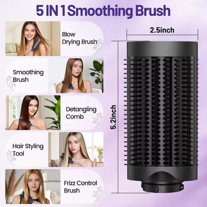Brosse démêlante lissante anti-emmêlement portable pour coiffure