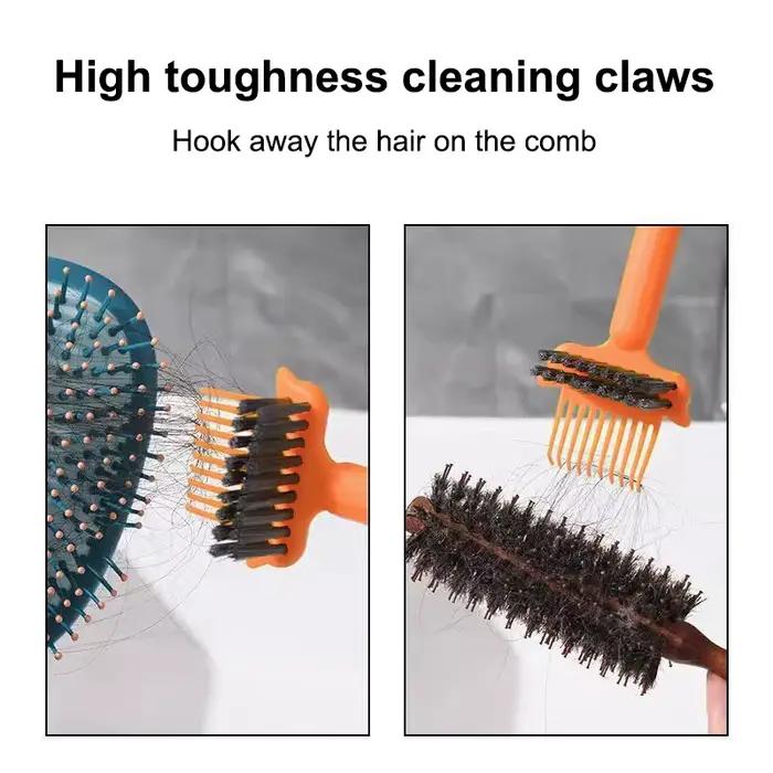 🛒 Outil de nettoyage de brosse à cheveux 2 en 1