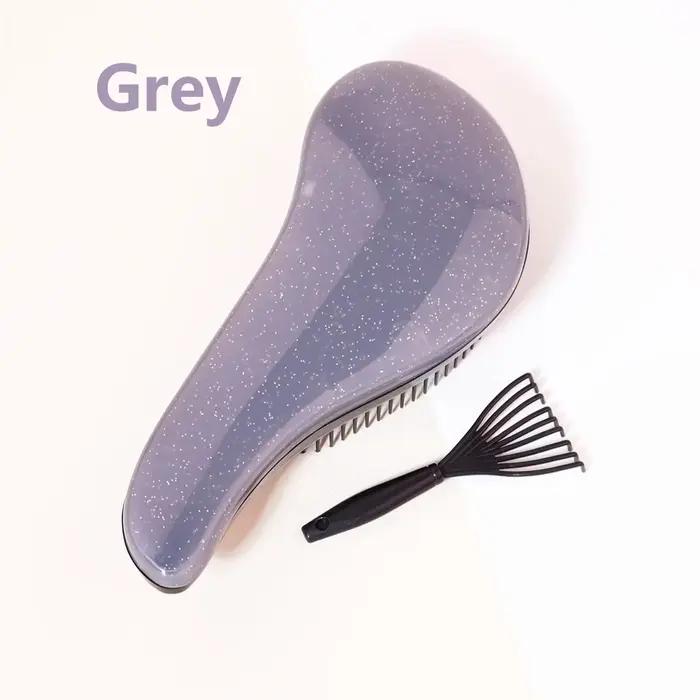 Ensemble de brosses à cheveux en forme de dauphin, adaptées au coiffage à domicile, aux salons de coiffure, antistatiques, spéciales pour les perruques en cheveux naturels