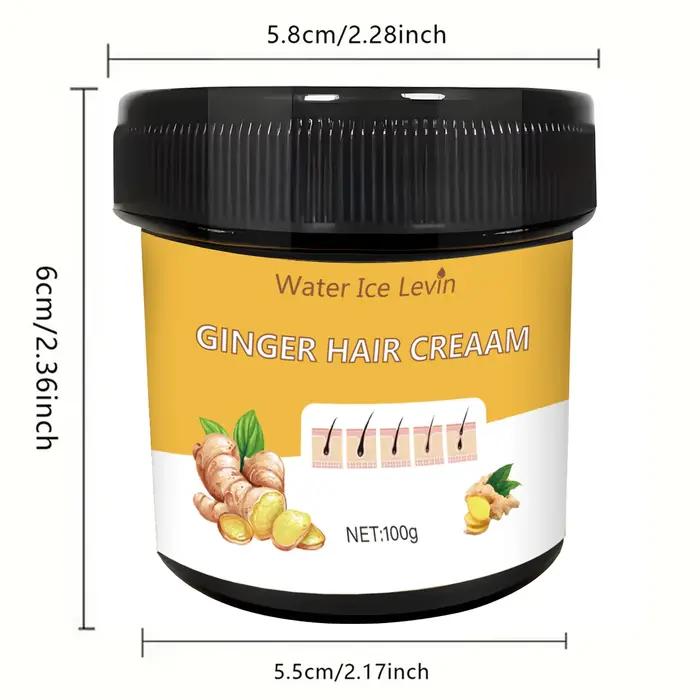 Crème capillaire parfumée au gingembre