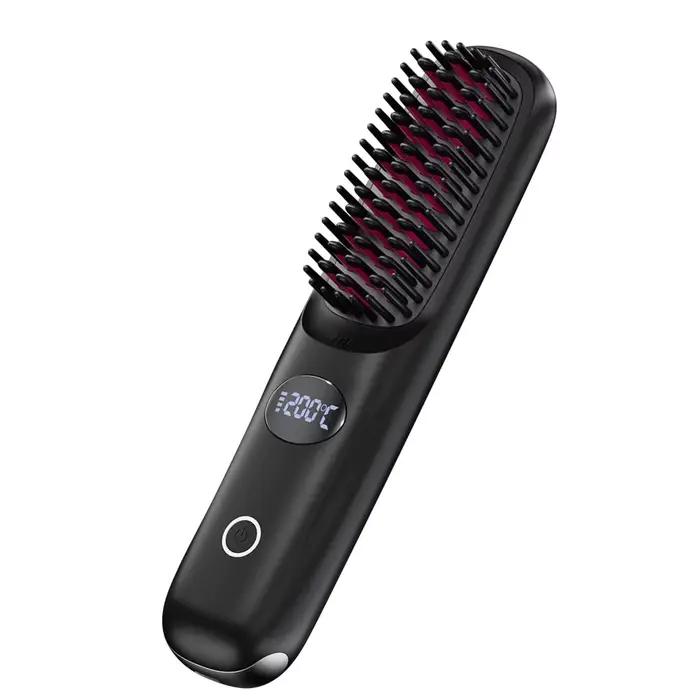 Brosse lissante sans fil pour cheveux