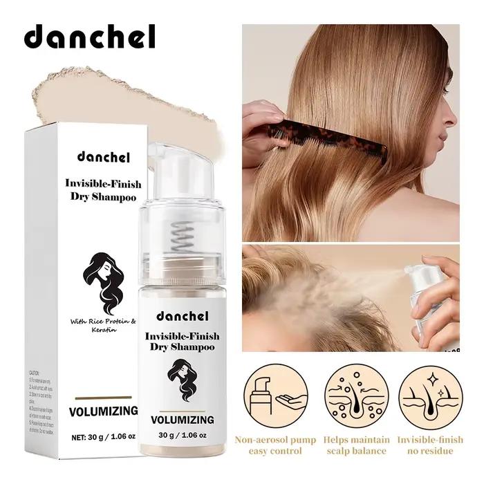 Poudre de shampoing sec instantanée absorbant l'excès de sébum