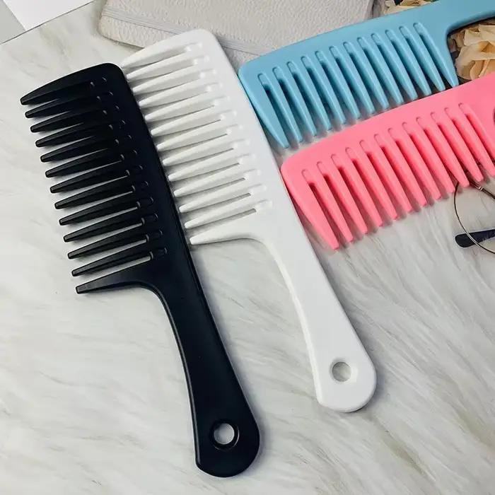 Peigne de coiffure résistant à la chaleur pour femmes, brosse à cheveux bouclés humides, outil de coiffage professionnel pour salon, spécial pour perruques en cheveux naturels