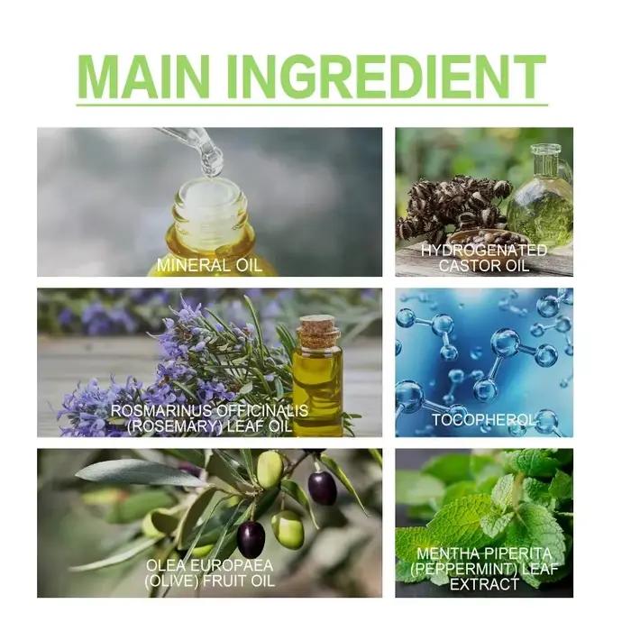Huile capillaire à la rosemary - Répare les cheveux secs et abîmés