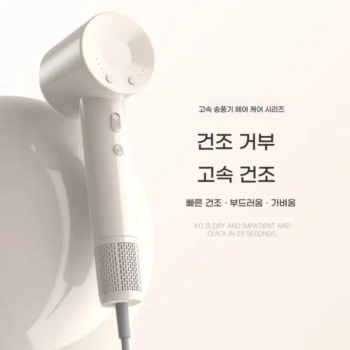 Sèche-cheveux ionique portable haute vitesse à ions négatifs pour usage domestique