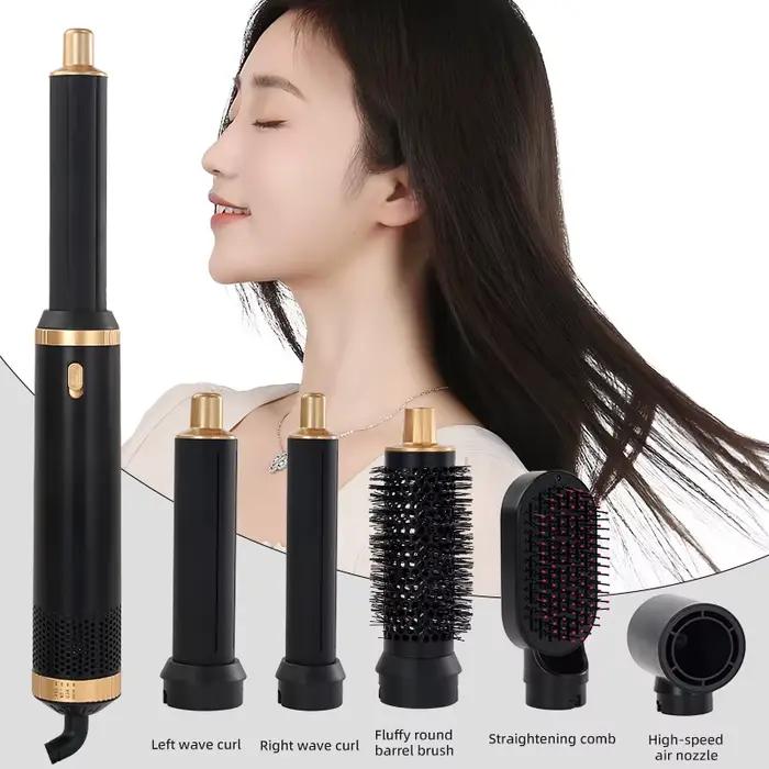 Kit de coiffure LUXLOCK sans fil 5-en-1 : Sèche-cheveux