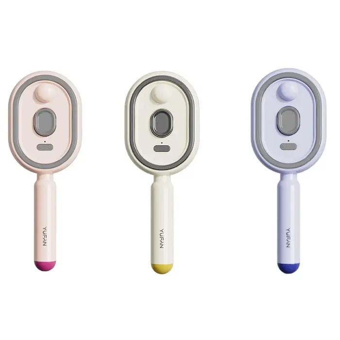 Brosse à cheveux électrique humide avec pulvérisation d'eau