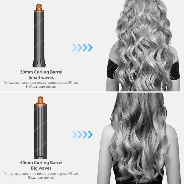Professionnel 6IN1 Multi Hair Styler sèche-cheveux 1300W lisseur de cheveux friser baril brosse
