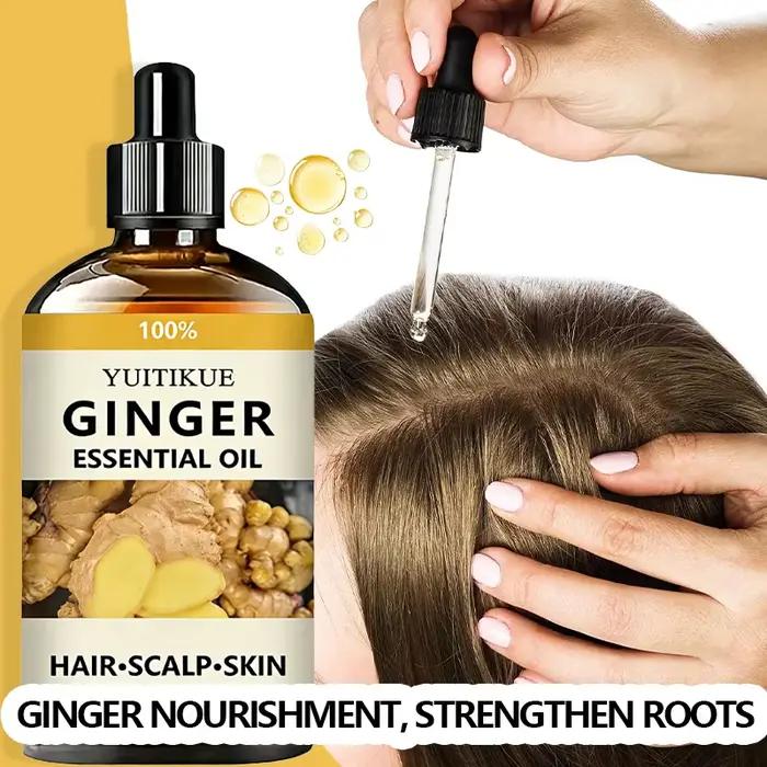 Huile essentielle de gingembre pure à 100% YUITIKUE | Pour les cheveux