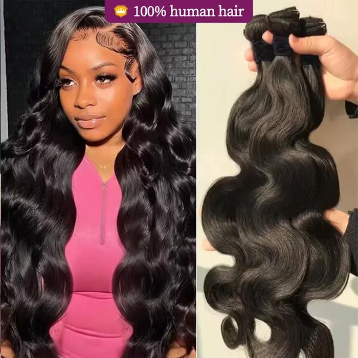 Body Wave Tissage Humain Hair 12-32 pouce