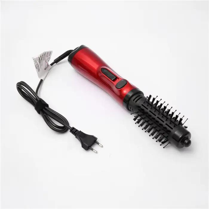 Lisseur électrique rotatif personnalisable 3 en 1, bigoudi, sèche-cheveux, brosse, peigne à air chaud, ion négatif, coiffeur