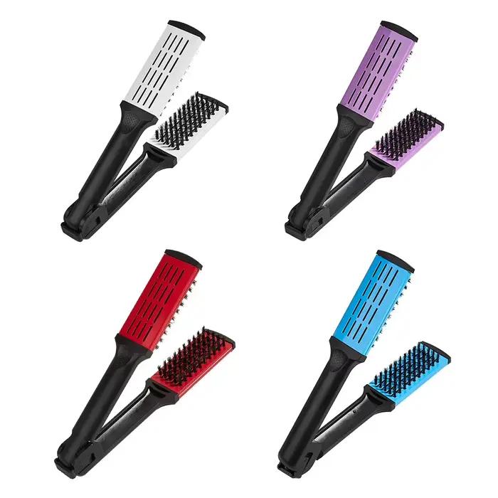 Brosse double antistatique pour coiffure