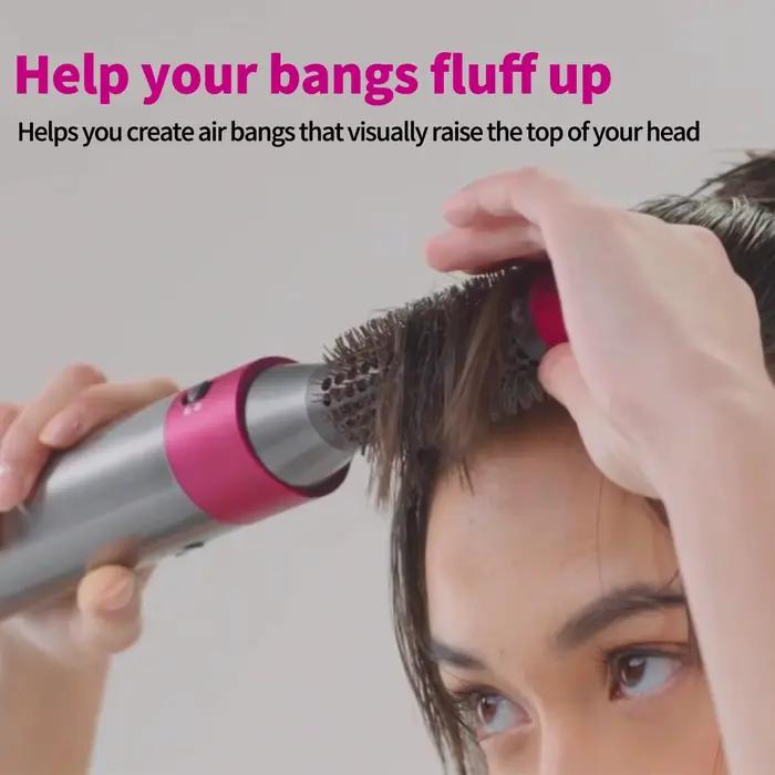 Brosse ronde rose 20 mm pour Airwrap HS01/HS05 | Fixation volumisante pour cheveux courts et moyens | Créez des boucles