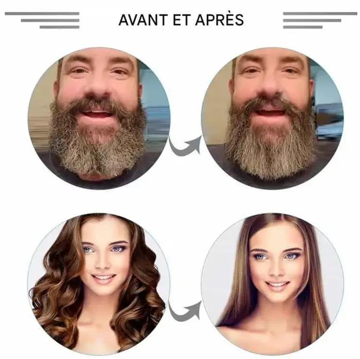Brosse lissante chauffante pour femmes