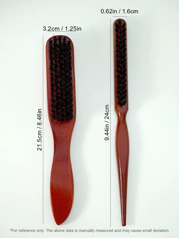 Brosse à cheveux Premium avec manche en bois
