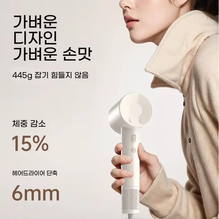 Sèche-cheveux ionique portable haute vitesse à ions négatifs pour usage domestique