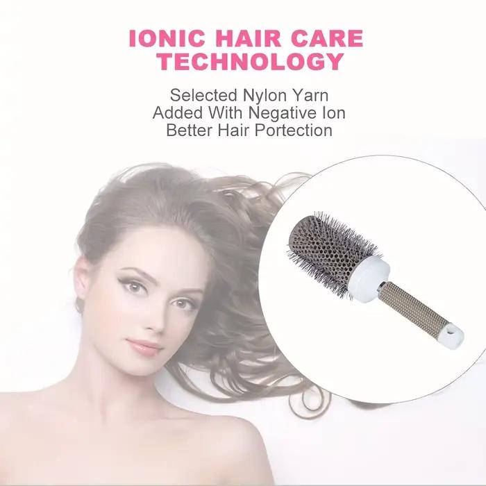 Ensemble de brosses à cheveux rondes